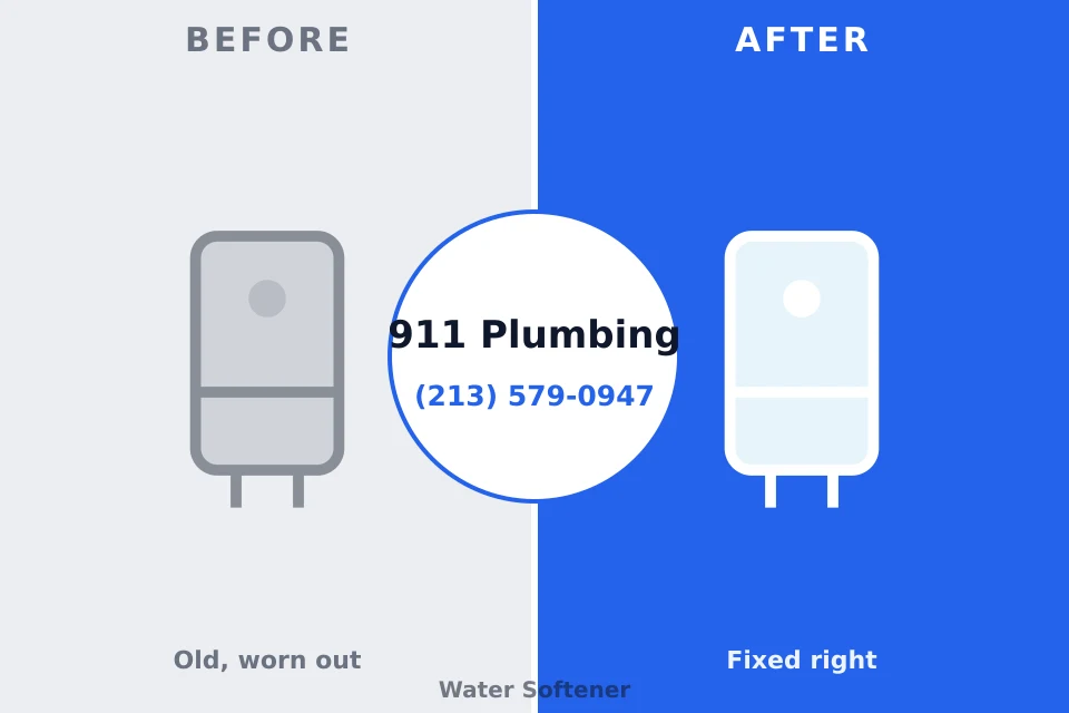 Before and after: plumbing company Lake Station, IN